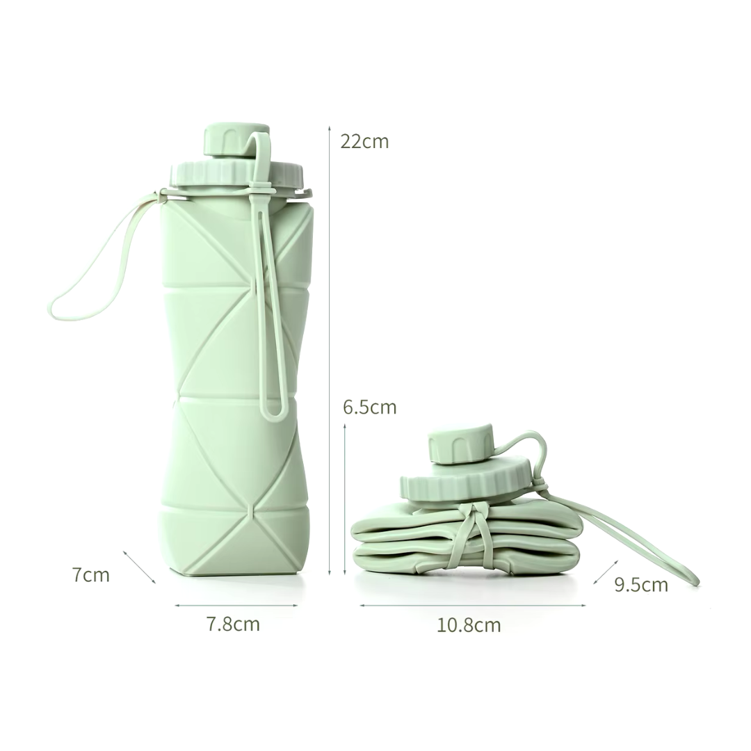 HydraFlex | Durable Compact Collapsible Water Bottle for Active Lifestyles 4