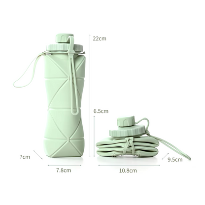 HydraFlex | Durable Compact Collapsible Water Bottle for Active Lifestyles 4