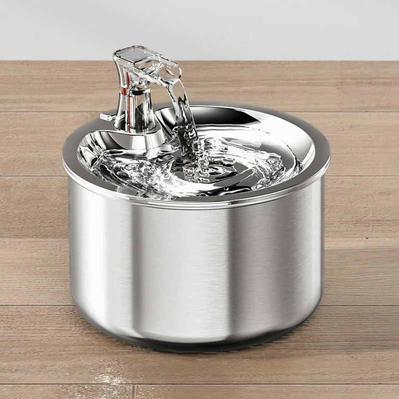 HydraFlow | Innovative Stainless Steel Cat Water Fountain with Filter 3