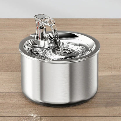 HydraFlow | Innovative Stainless Steel Cat Water Fountain with Filter 3
