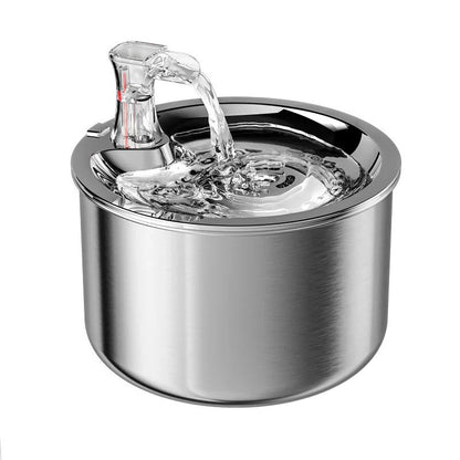HydraFlow | Innovative Stainless Steel Cat Water Fountain with Filter 4