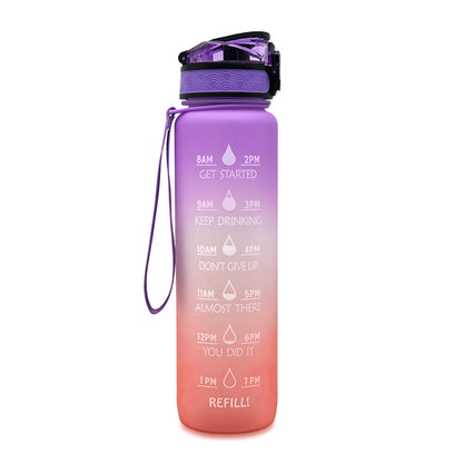 HydraTrack | Stylish Motivational 1L BPA-Free Water Bottle with Timeline 9