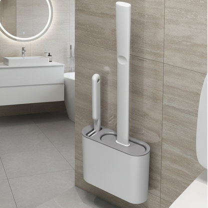 Soft Grip Toilet Brush with Adjustable Wall Mount - Lusomart