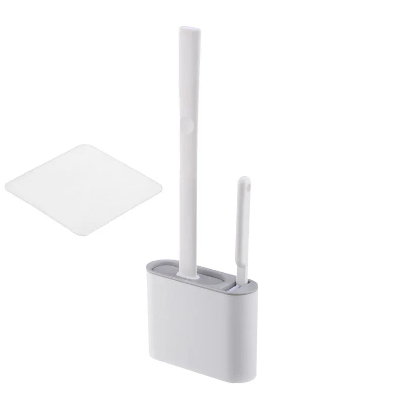 HygieneFlex | Ergonomic Silicone Toilet Brush with Wall Mounted Holder 6