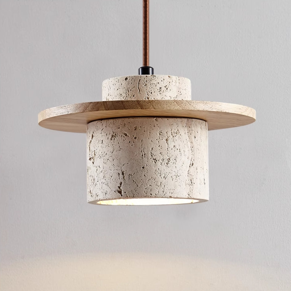 Classic Stone Pendant Light With Soft Matte Finish