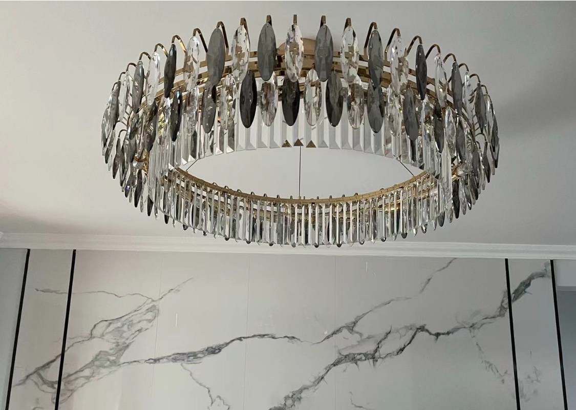 Elegant Crystal Pendant Chandelier