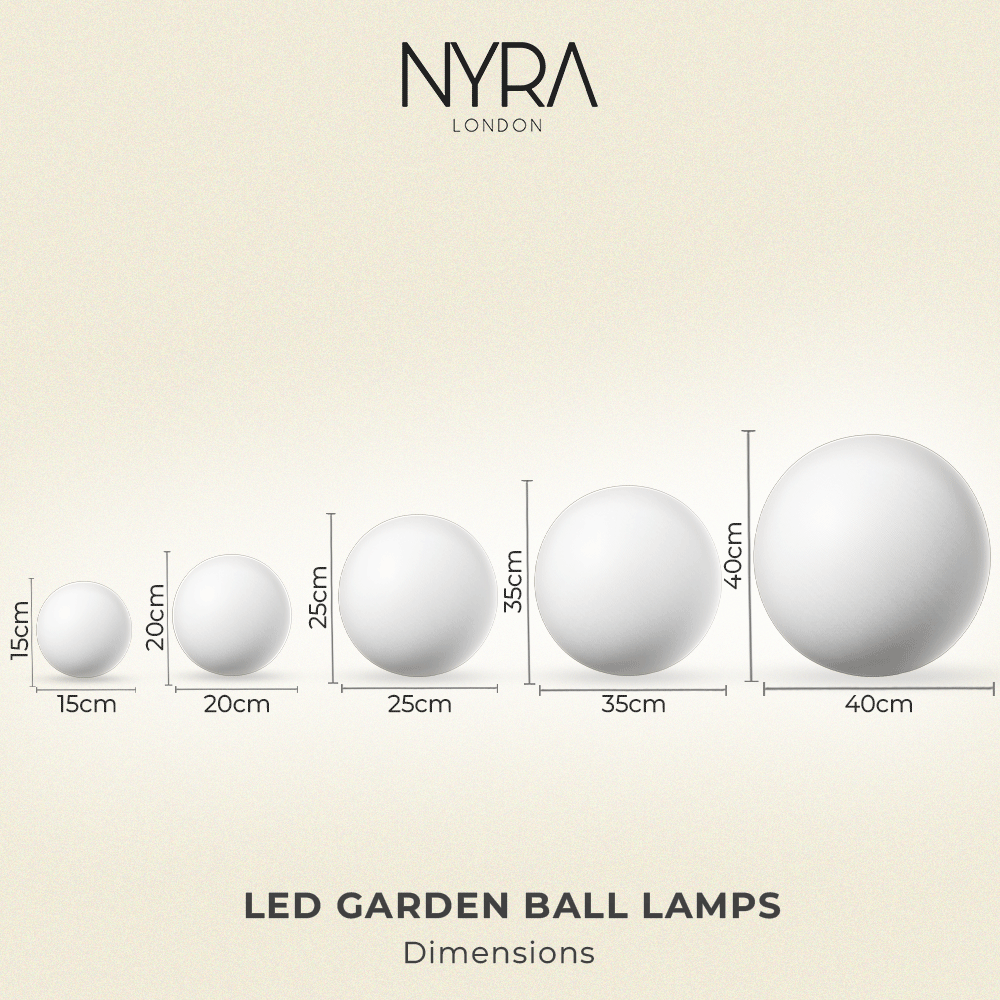 Solar Powered Outdoor Globe Lights