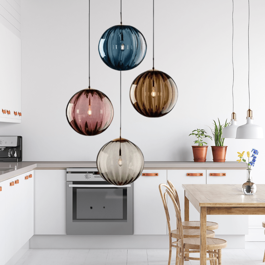 Elegant Clear Hanging Light Fixture