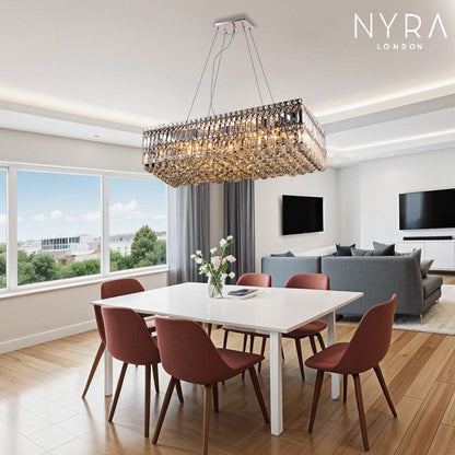 Green Crystal Pendant Chandelier