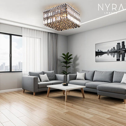 Green Crystal Pendant Chandelier