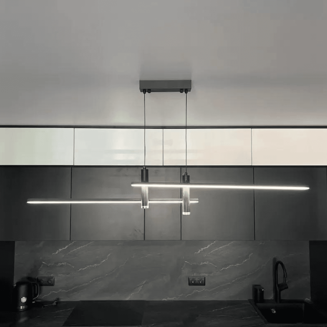 Dual Pendant Ceiling Light Fixture