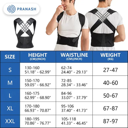 Comfortable Back Support Adjustable Belt