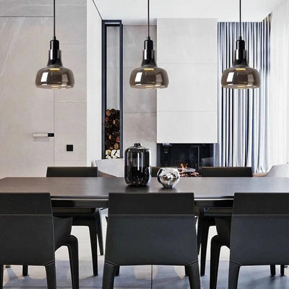 Sleek Glass Hanging Light Fixtures