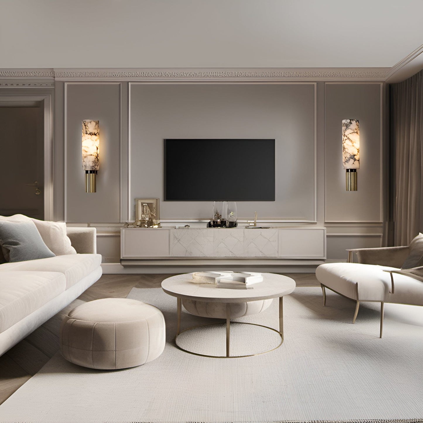 Elegant Stone Wall Light