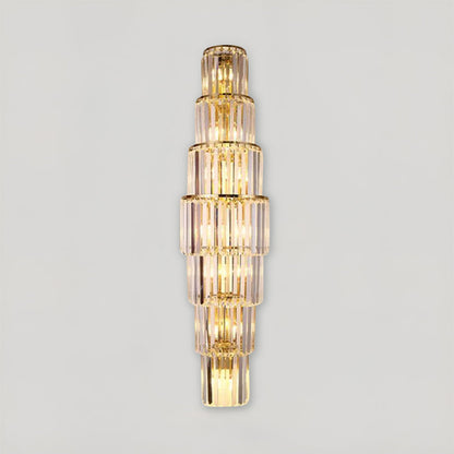 Sparkling Glass LED Wall Light With Soft Glow Effect - Lusomart