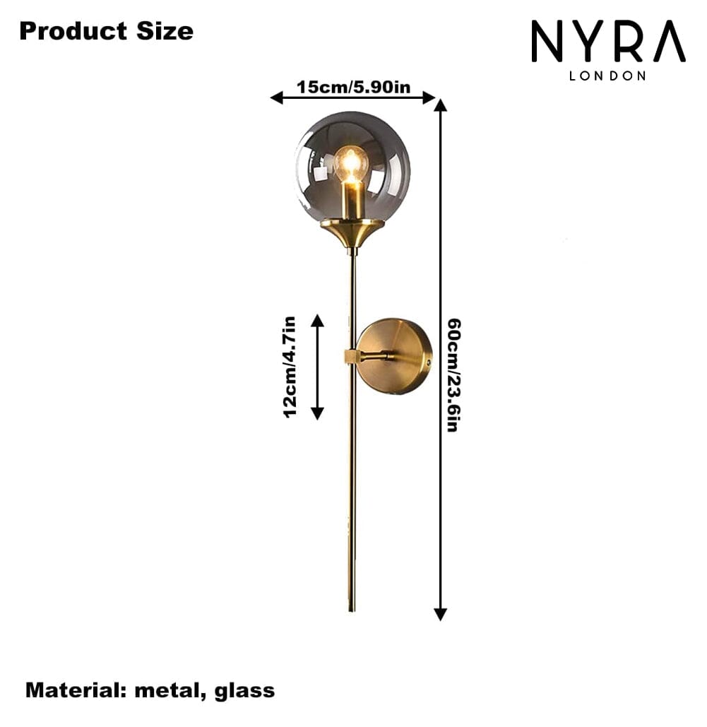 Clear Crystal Ball Decoration
