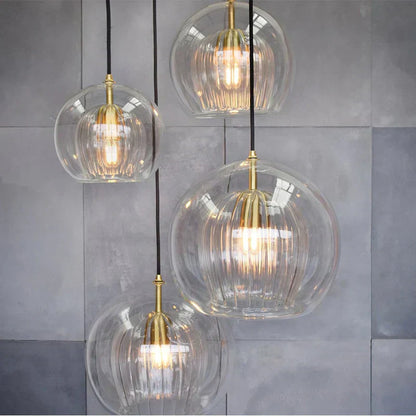 Elegant Clear Drop Pendant