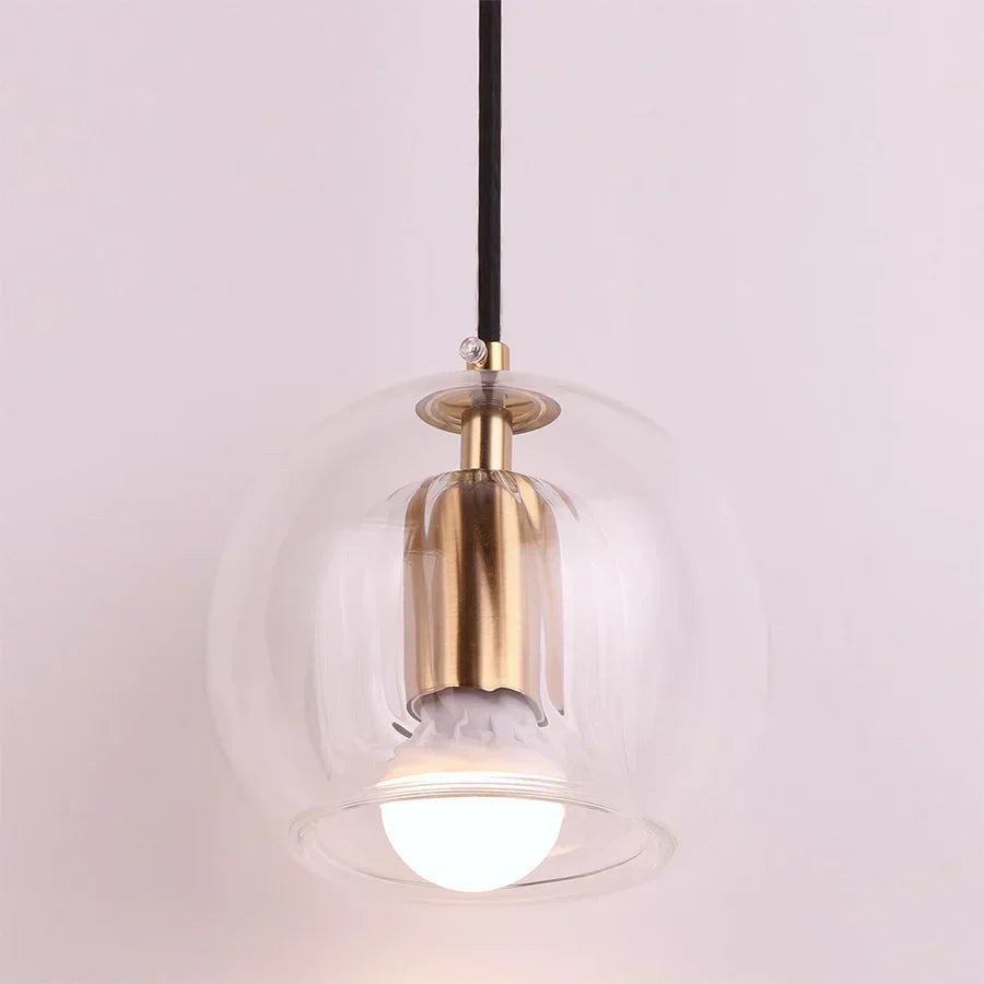 Elegant Clear Drop Pendant