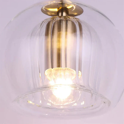 Elegant Clear Drop Pendant
