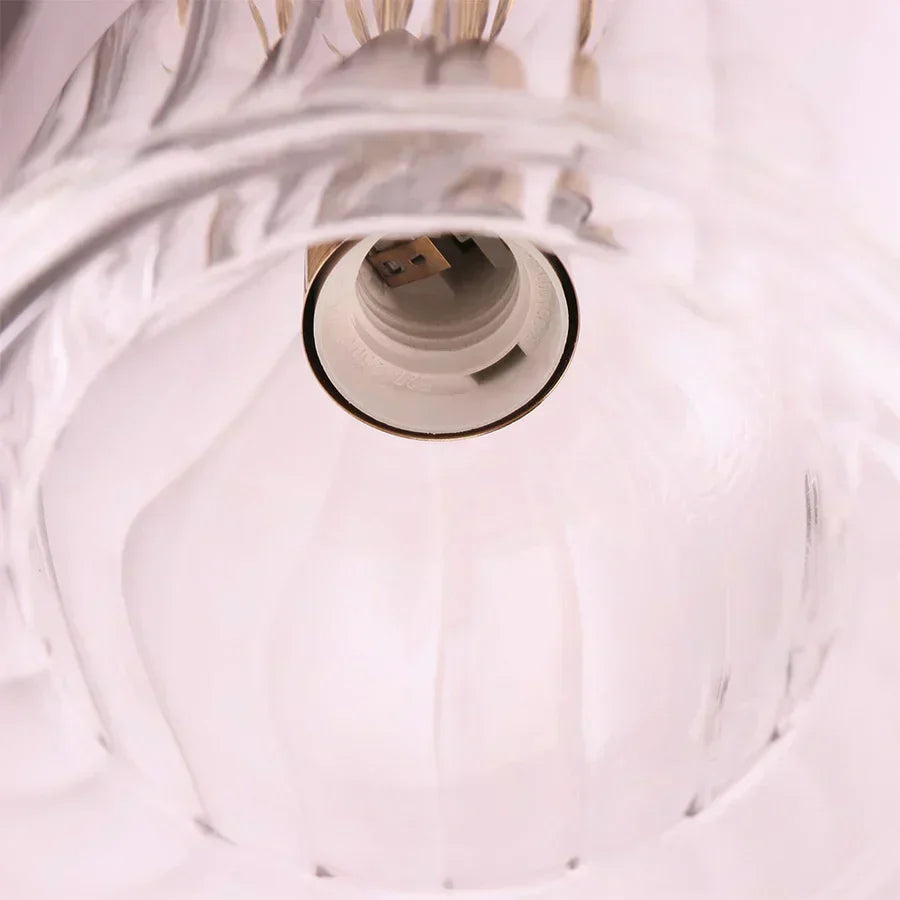 Elegant Clear Drop Pendant