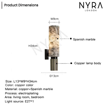 Elegant Stone Wall Light