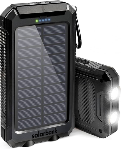 Portable 20000mAh Solar Charger Power Bank