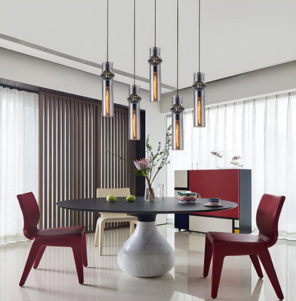 Smoky Glass Drop Pendant Lights - Lusomart