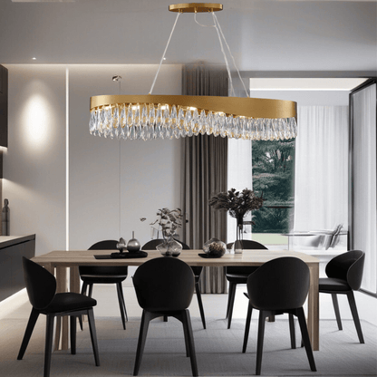 Elegant Glass Drop Chandelier