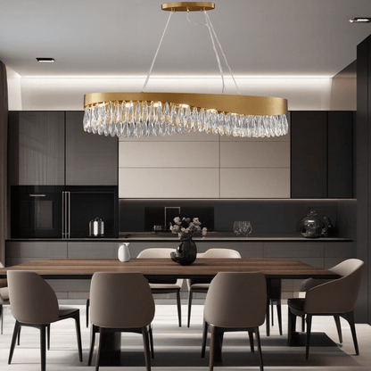 Elegant Glass Drop Chandelier - Lusomart