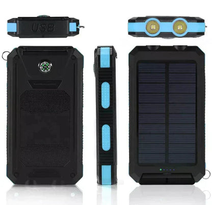 Portable Solar Charger 30000mAh Waterproof Power Bank