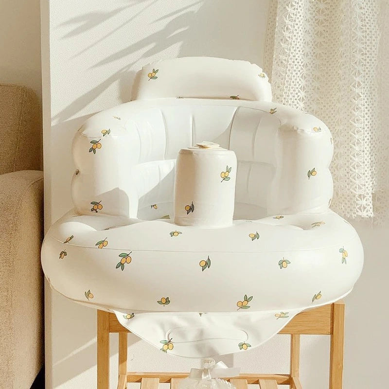 Comfortable Baby Feeding Chair with Pump and Curve Back