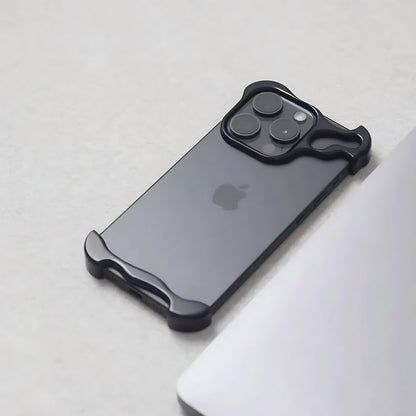 Thin Metal Phone Cover with Strong Magnetic Protection