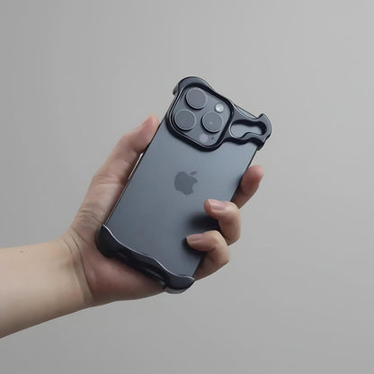 Thin Metal Phone Cover with Strong Magnetic Protection