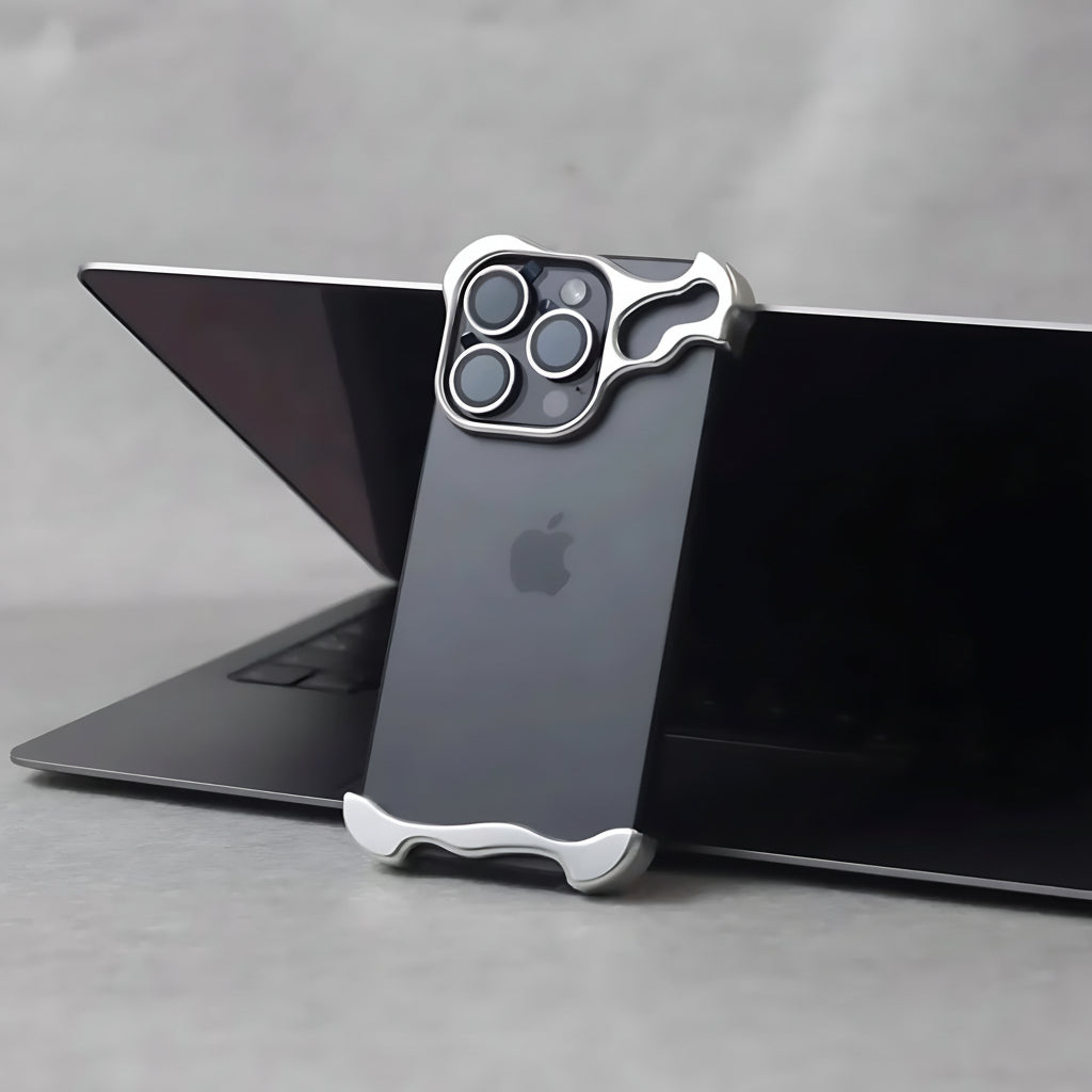 Thin Metal Phone Cover with Strong Magnetic Protection