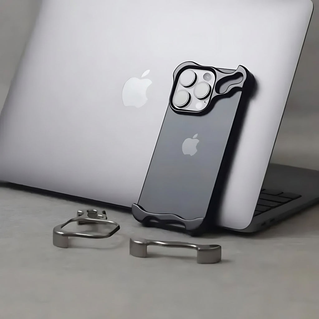 Thin Metal Phone Cover with Strong Magnetic Protection