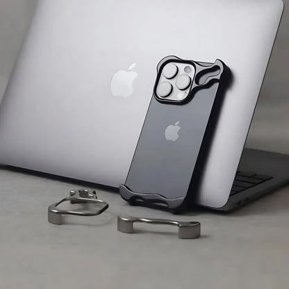 Thin Metal Phone Cover with Strong Magnetic Protection