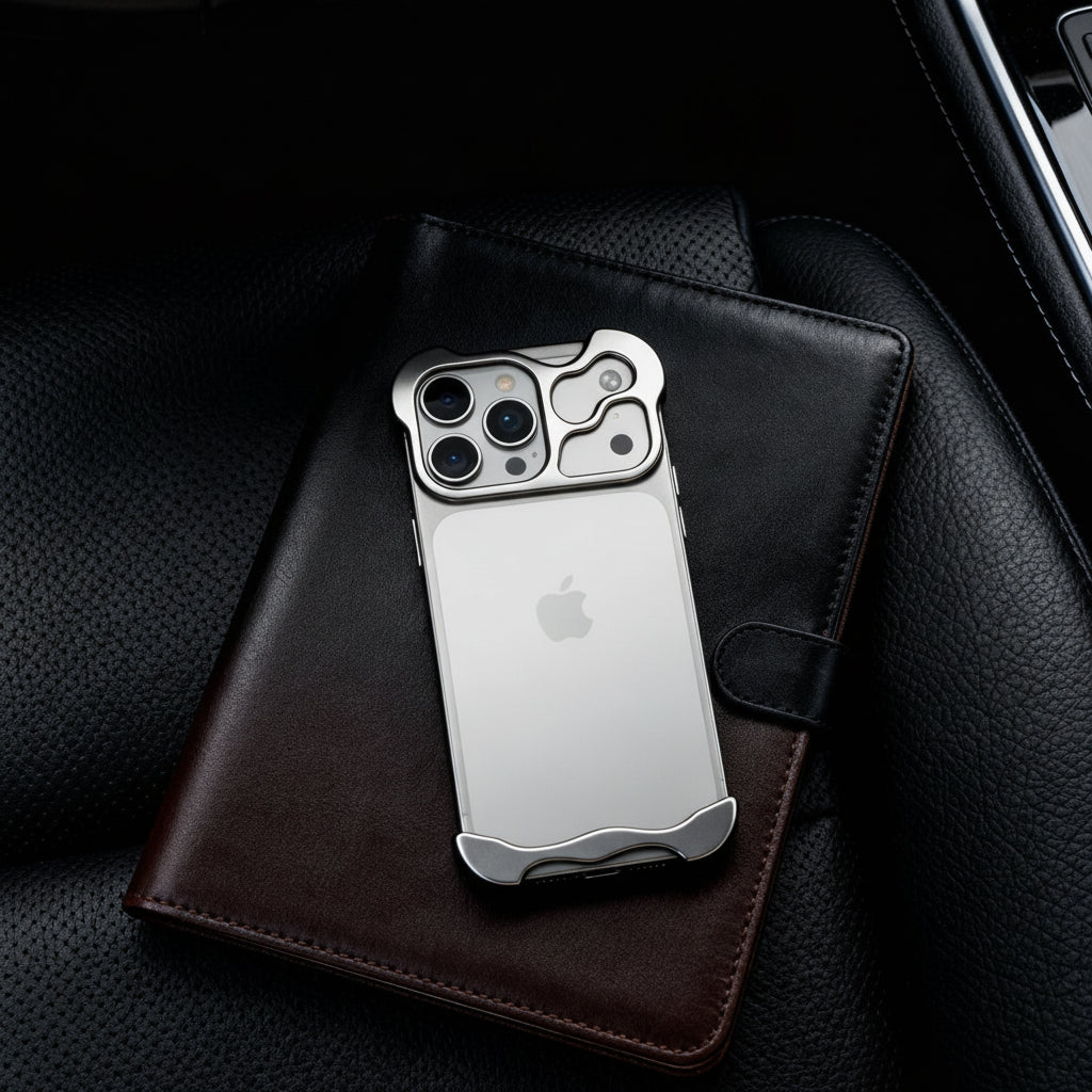 Thin Metal Phone Cover with Strong Magnetic Protection