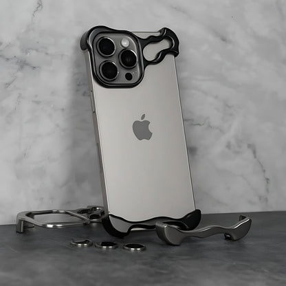 Thin Metal Phone Cover with Strong Magnetic Protection