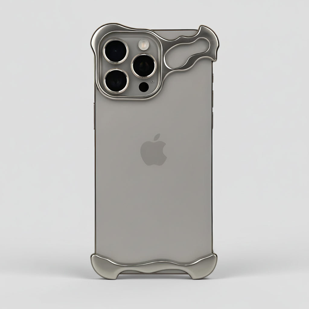 Thin Metal Phone Cover with Strong Magnetic Protection