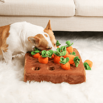 Interactive Dog Toy Carrot Snuffle Mat