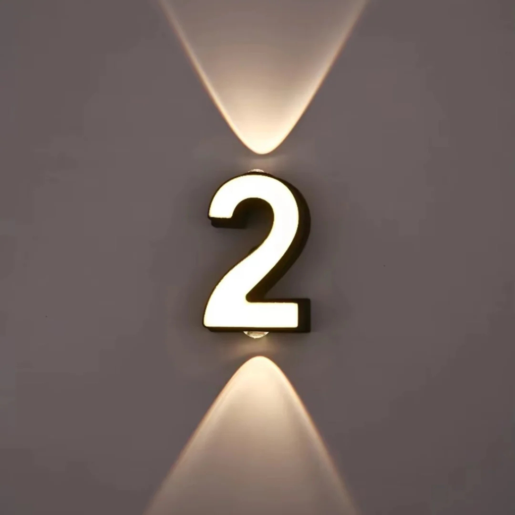 IllumiHouse | Stylish Illuminated LED House Numbers for Visibility 1