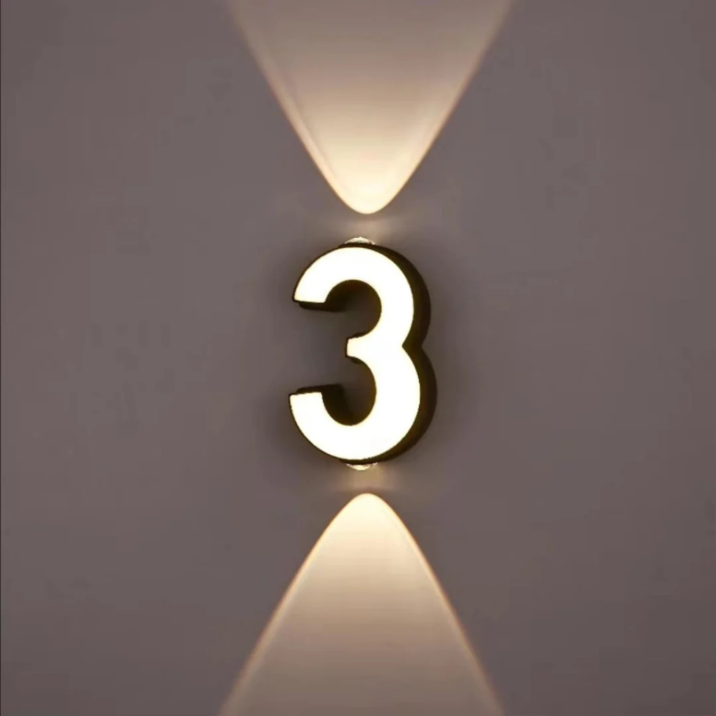 IllumiHouse | Stylish Illuminated LED House Numbers for Visibility 2