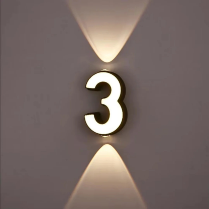 IllumiHouse | Stylish Illuminated LED House Numbers for Visibility 2