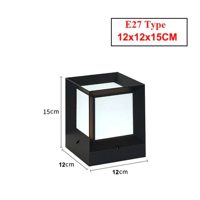 Illuvia | Elegant Modern Outdoor Light Fixture for Gates and Driveways 5