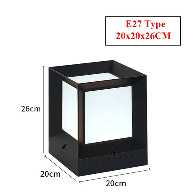 Illuvia | Elegant Modern Outdoor Light Fixture for Gates and Driveways 7