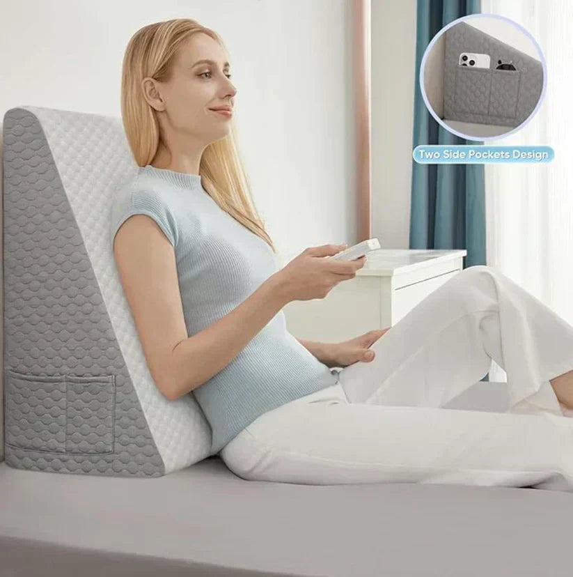 Contour Foam Pillow for Snore Relief and Back Support