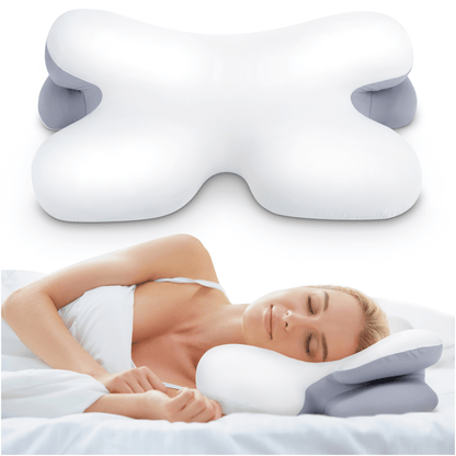 Contour Memory Foam Side Sleeper Pillow with Washable Cover
