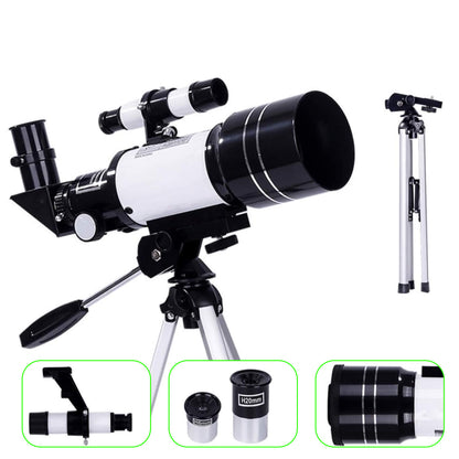 Compact 150x Zoom Travel Telescope Kit - Lusomart