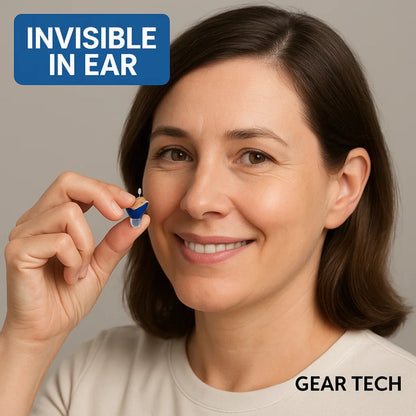 Compact Rechargeable Hearing Aids With Clear Audio