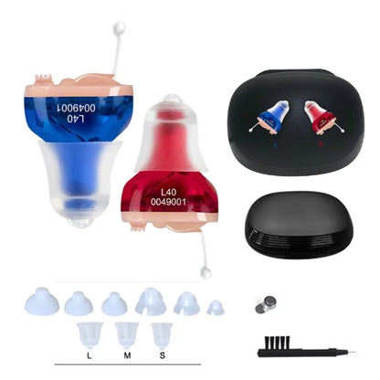 Compact Rechargeable Hearing Aids With Clear Audio